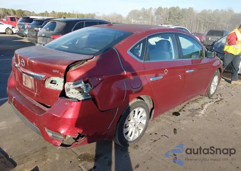 2017 Nissan Sentra Sv z USA, uszkodzony, nr VIN 3N1AB7AP1HY381557